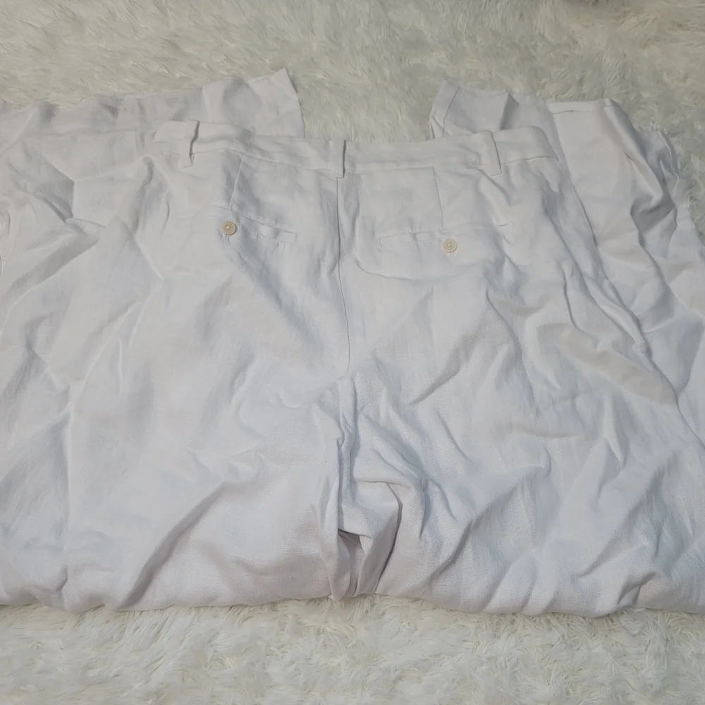 NWT Madewell The Harlow Wide-Leg Pant, Size 14 White NL450 - Picture 7 of 8